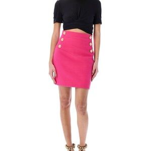 TOMMY HILFIGER | Hot Pink Wool Blend Mini Skirt Sz US 8